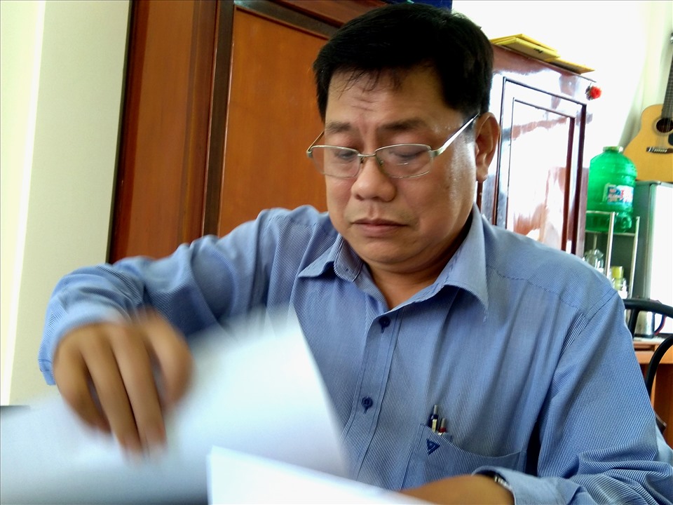 Ông Nguyễn Phước Hòa An - Hiệu trưởng Trường THPT Cao Lãnh 2. Ảnh: TM