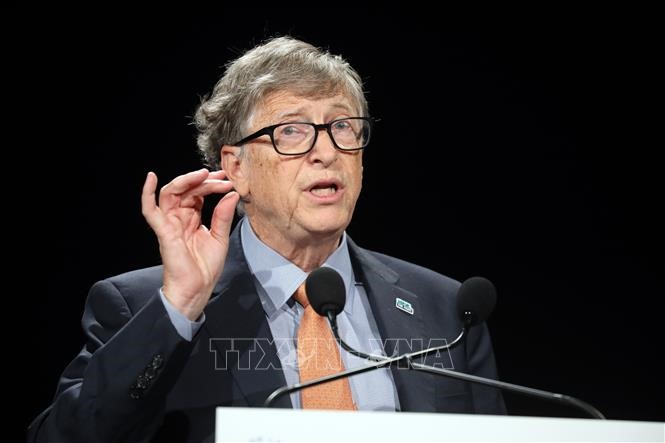 Đồng sáng lập Microsoft Bill Gates vẫn đang trụ vững ở vị trí số 2. Sau khi rời khỏi vị trí điều hành của Microsoft, Bill Gates cùng vợ - bà Melinda Gates - tập trung điều hành quỹ từ thiện tư nhân lớn nhất thế giới Bill and Melinda Gates Foundation. Ảnh: TTXVN