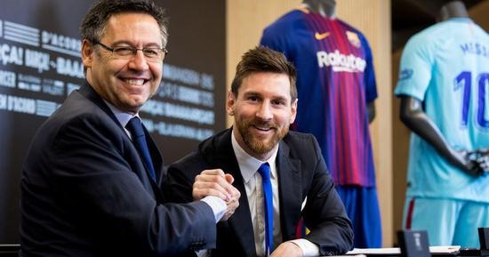 Messi gắn bó với Barcelona từ năm 2000 nhưng bây giờ anh nhất quyết ra đi bởi mâu thuẫn sâu sắc với Bartomeu. Ảnh: FC.