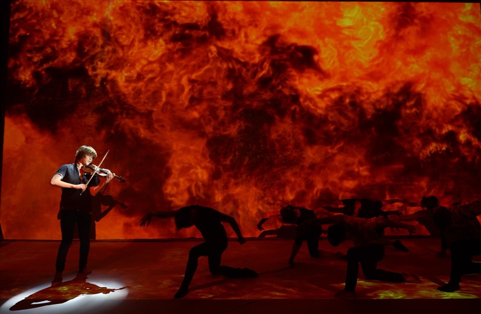 Nghệ sĩ Violin Anh Tú dành nhiều tâm sức thực hiện MV “Giai điệu Tổ quốc“. Ảnh: Nhân vật cung cấp.