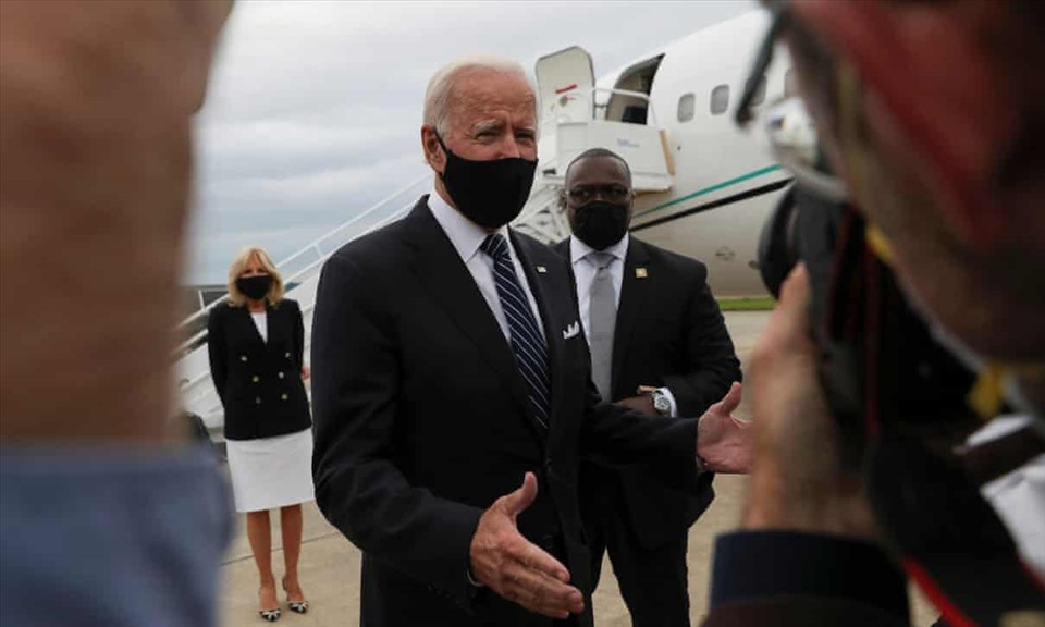 Ứng viên Joe Biden đang dẫn đầu trong các cuộc thăm dò ở Nevada cũng như Arizona khi bầu cử tổng thống Mỹ đang đến gần. Ảnh: Reuters.