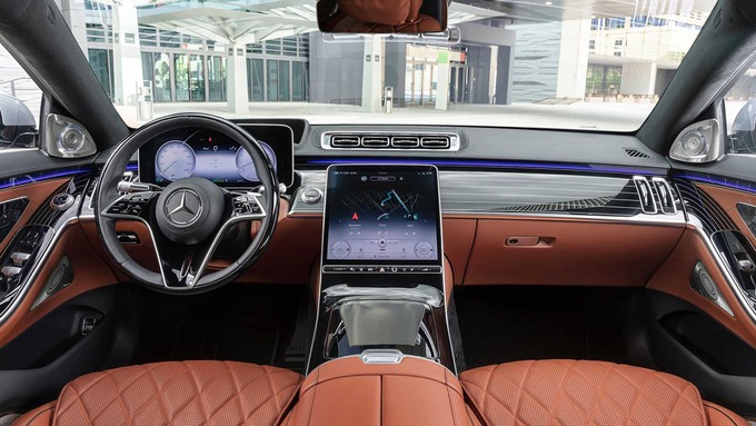 Cận cảnh nội thất bên trong Mercedes S-Class 2021. Ảnh: Mercedes-Benz.