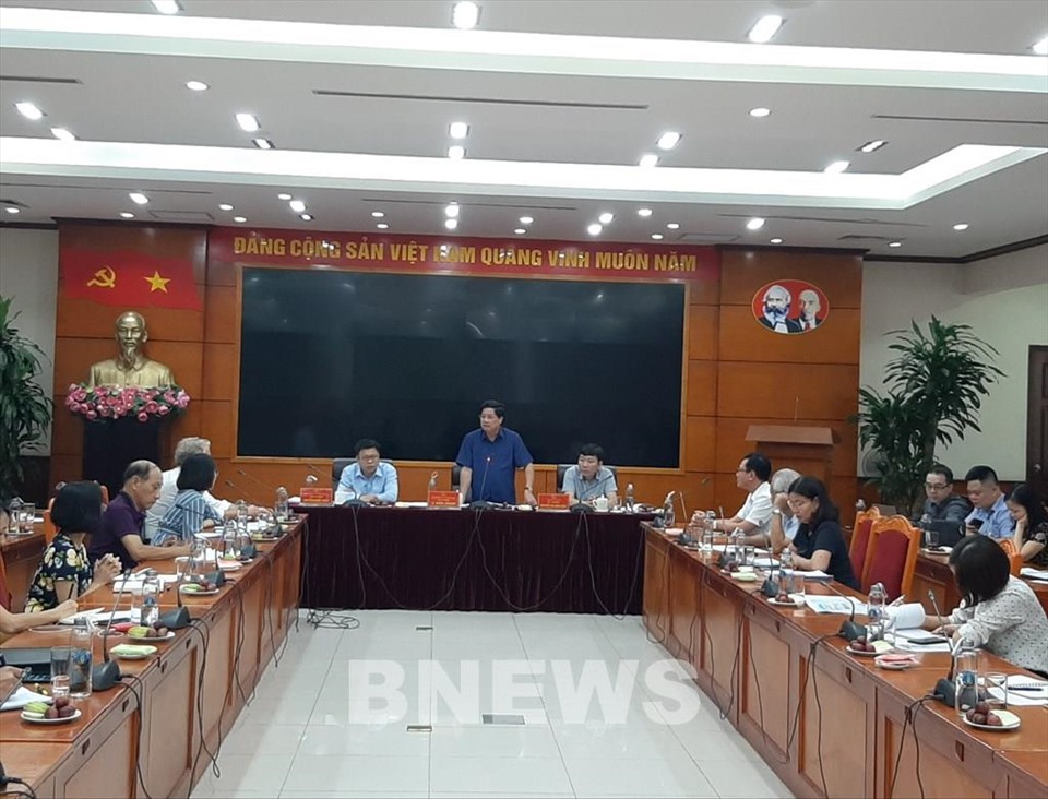 Bộ NNPTNT họp với các doanh nghiệp tìm hướng đẩy mạnh hoạt động xuất nhập khẩu giữa Việt Nam và Hoa Kỳ. Ảnh: Bích Hồng/TTXVN