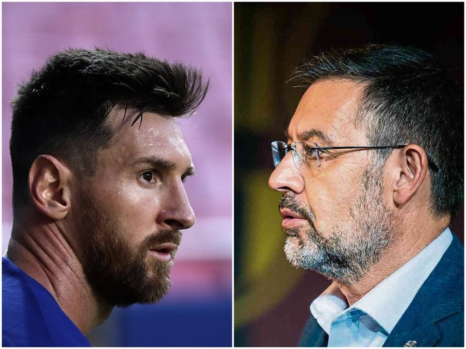 Messi và Bartomeu chuẩn bị “đấu hiệp 2“. Ảnh: Getty Images