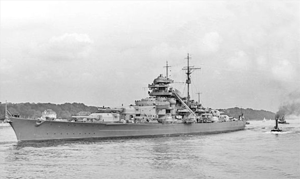 Thiết giáp hạm Birsmarck. Ảnh: Wiki