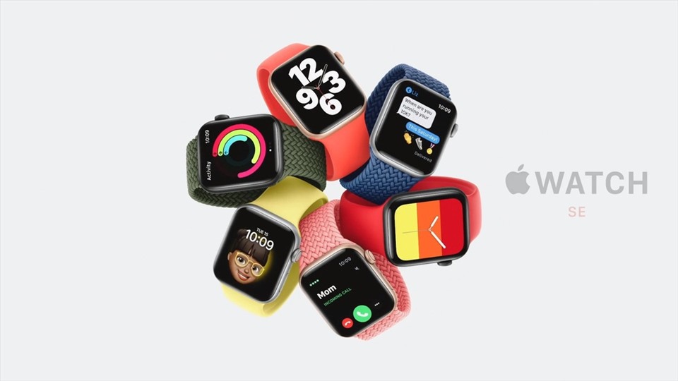 Apple Watch SE được tung ra với mức giá hợp lý hứa hẹn sẽ là sản phẩm “đắt hàng” lần này. Ảnh: Apple.