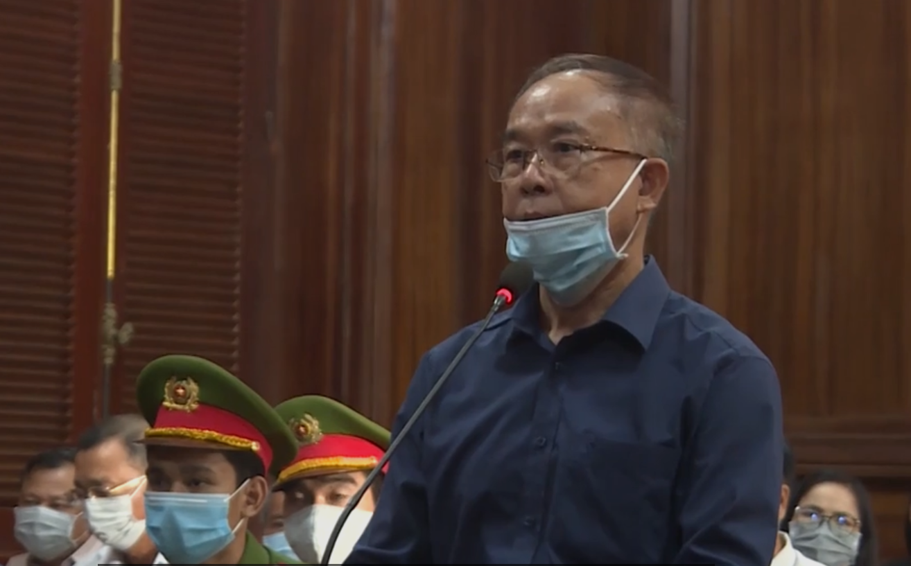 Bị cáo Nguyễn Thành Tài tại tòa. Ảnh: Anh Tú