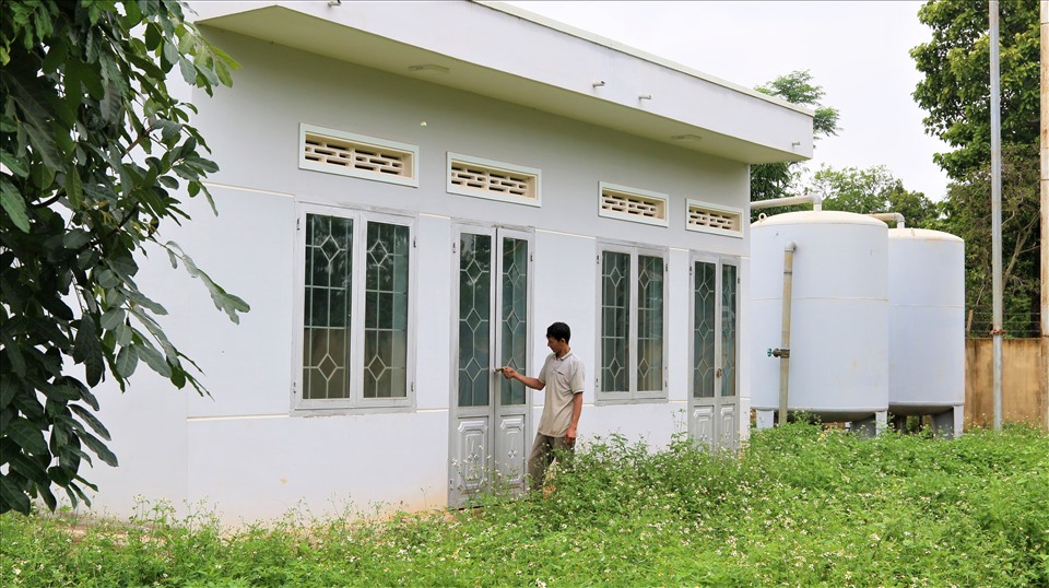 Công trình nước sạch ở xã Cư M’Gar (huyện Cư M’Gar, Đắk Lắk). Ảnh Bảo Trung