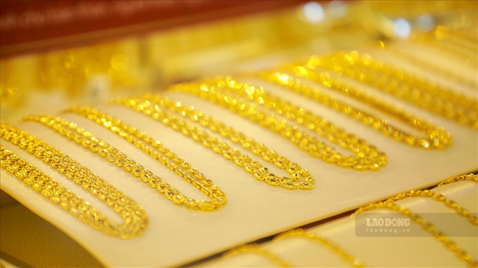 Giá vàng thế giới chiều 22.9 tiếp tục giảm nhanh khiến giá vàng quy đổi mất tới hơn 1 triệu đồng mỗi lượng. Ảnh minh họa: Phan Anh