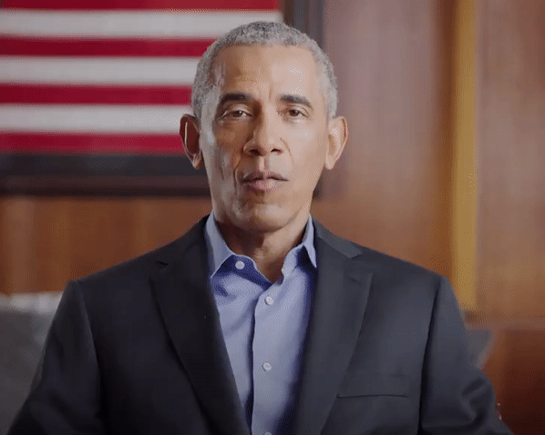 Cựu Tổng thống Barack Obama gửi thông điệp tới cử tri Mỹ. Ảnh: Twitter