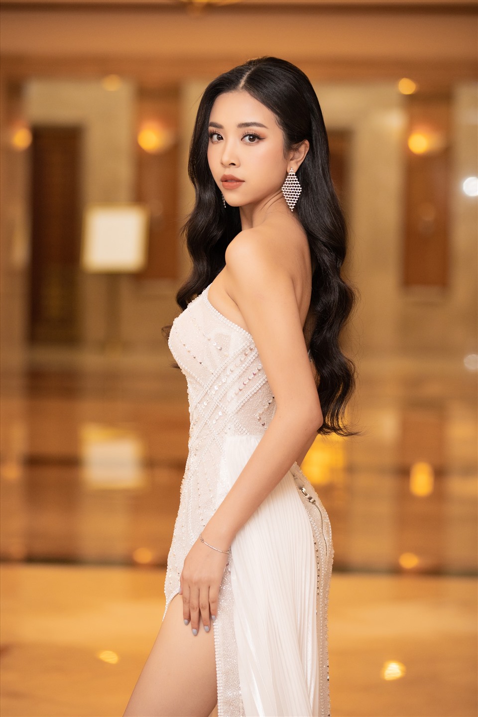 Các hoa hậu, Á hậu tại họp báo Hoa hậu Việt Nam 2020. Ảnh: SV