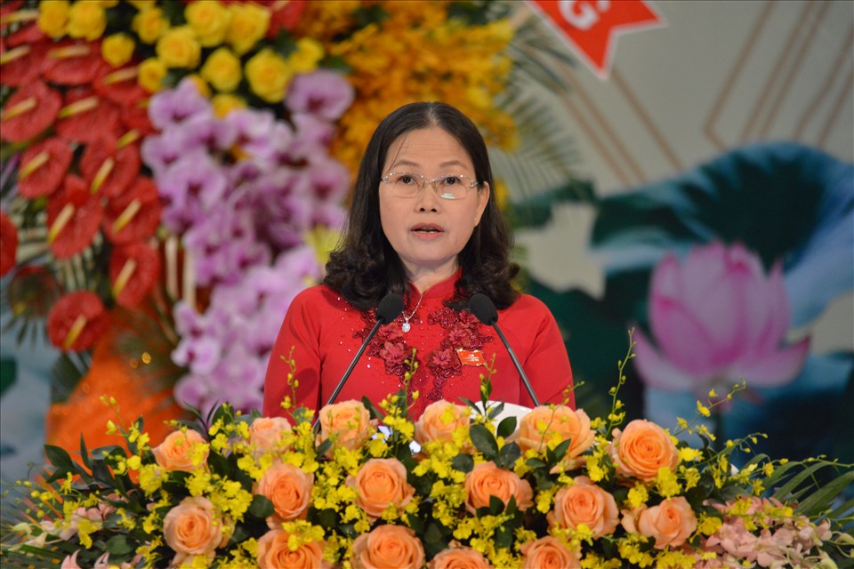 Bà Nguyễn Thị Yến tái đắc cử Phó bí thư tỉnh uỷ Bà Rịa - Vũng Tàu. Ảnh: Minh Châu