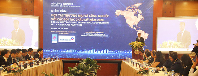 Đại diện Bọ Công Thương nói về khả năng Việt Nam có thể đàm phán ký kết một hiệp định thương mại tự do với Mỹ. Ảnh: MOIT