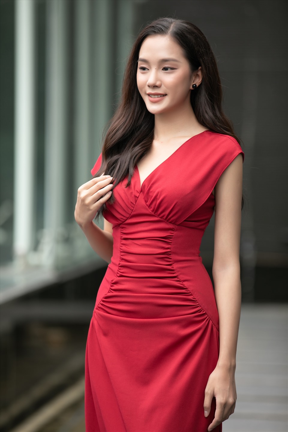 Bích Thuỳ từng lọt top 10 Miss World Vietnam 2019. Ảnh: HHVN.