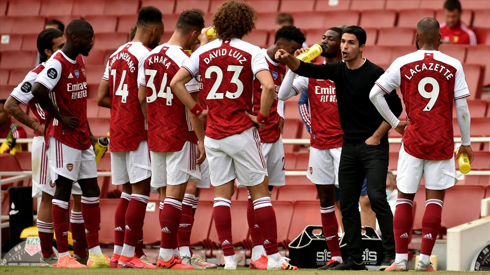 Arsenal sẽ là ẩn số cùng huấn luyện viên Mikel Arteta. Ảnh: Getty Images