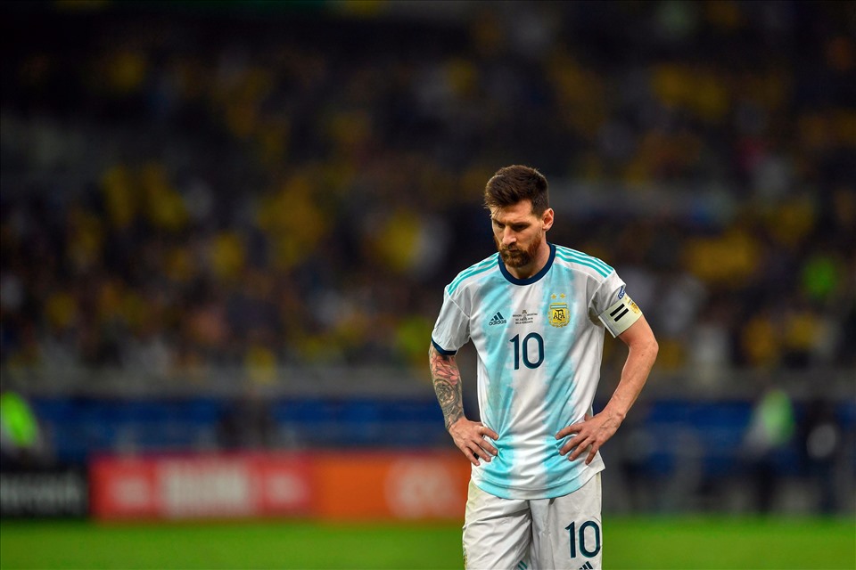 Messi từng tuyên bố rời bỏ tuyển Argentina. Ảnh: Getty.