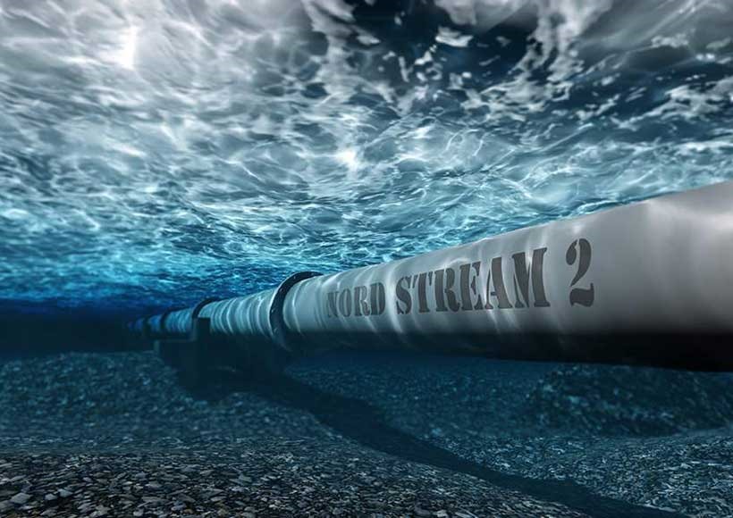 Đường ống dẫn khí Nord Stream 2. Ảnh: Mordern Diplomacy