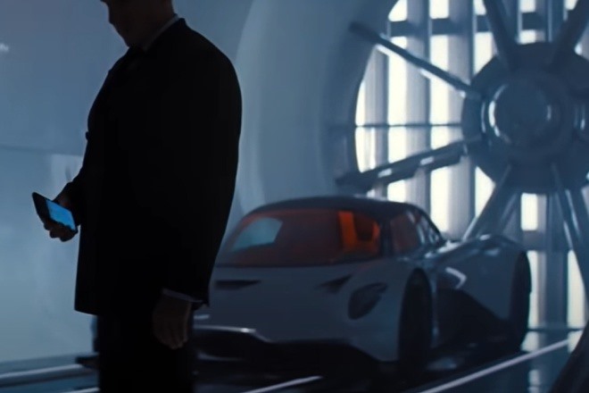 Jame Bond sẽ có “bạn đồng hành” là siêu xe cực ngầu trong tác phẩm mới. Ảnh: Cắt video