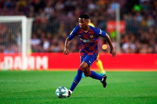 Barca khẳng định rằng, hợp đồng của Fati sẽ tự động được gia hạn khi anh có đủ số trận đấu ở đội 1. Ảnh: Getty Images