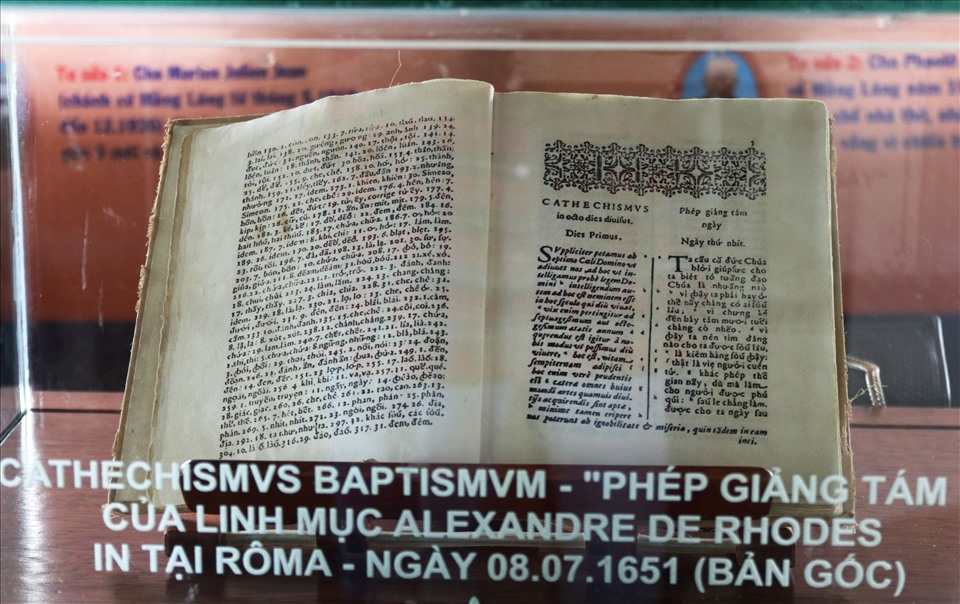 Nơi lưu trữ và bảo tồn cuốn Kinh thánh “Phép giảng Tám ngày” bằng chữ Quốc ngữ đầu tiên của linh mục Alexandre de Rhodes (Thế kỷ XVII)- Đơn vị sở hữu Nhà thờ Mằng Lăng (Phú Yên).