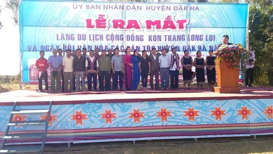 UBND huyện Đăk Hà tổ chức lễ hội ra mắt làng du lịch Kon Trang Long Loi