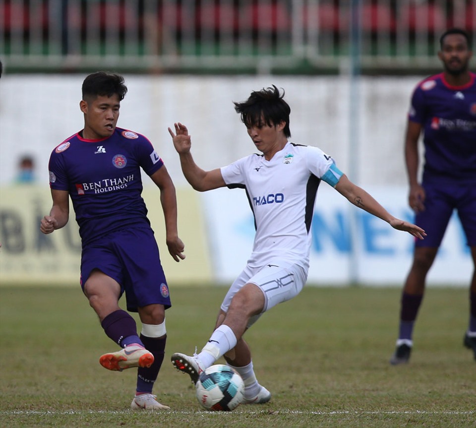 Hoàng Anh Gia Lai sẽ có trận đấu với Sài Gòn ngay vòng 1 V.League 2021. Ảnh: VPF
