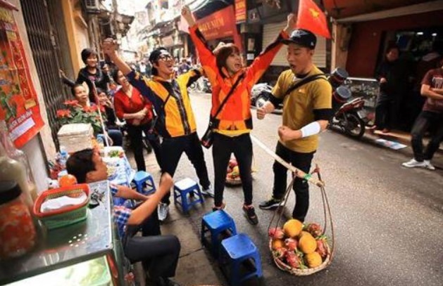 Chương trình truyền hình thực tế “Running Man” của Hàn Quốc từng sang Việt Nam quay hình. Ảnh nguồn: Xinhua.