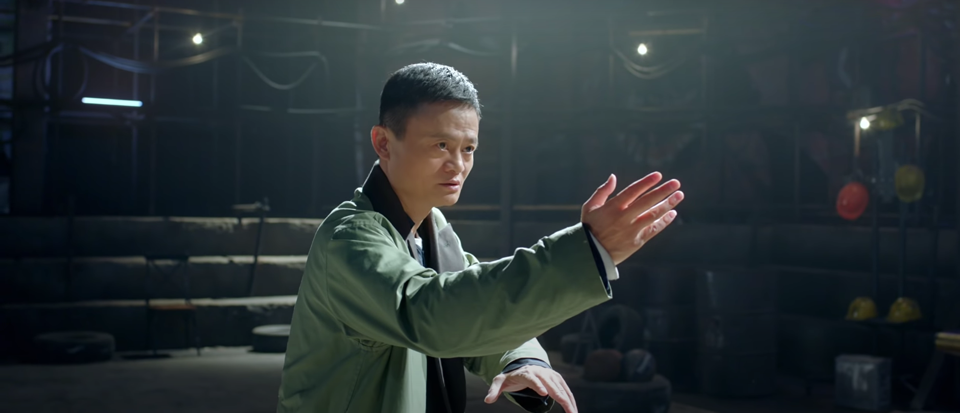 Tỉ phú Jack Ma trong phim “Công thủ đạo”. Ảnh nguồn: Xinhua.