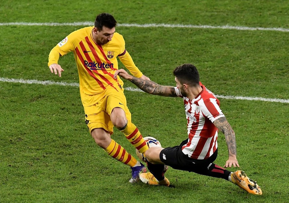 Messi đã toả sáng ở trận thắng Athletic Bilbao cách đây 10 ngày. Ảnh: AFP