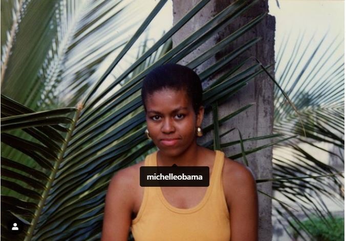 Cựu Tổng thống Mỹ Barack Obama chia sẻ ảnh thời trẻ của bà Michelle Obama nhân sinh nhật của vợ. Ảnh: Instagram Obama.
