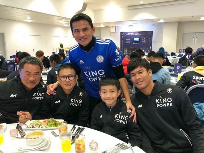 Kiatisak từng là đại sứ của Leicester. Ảnh: Instagram