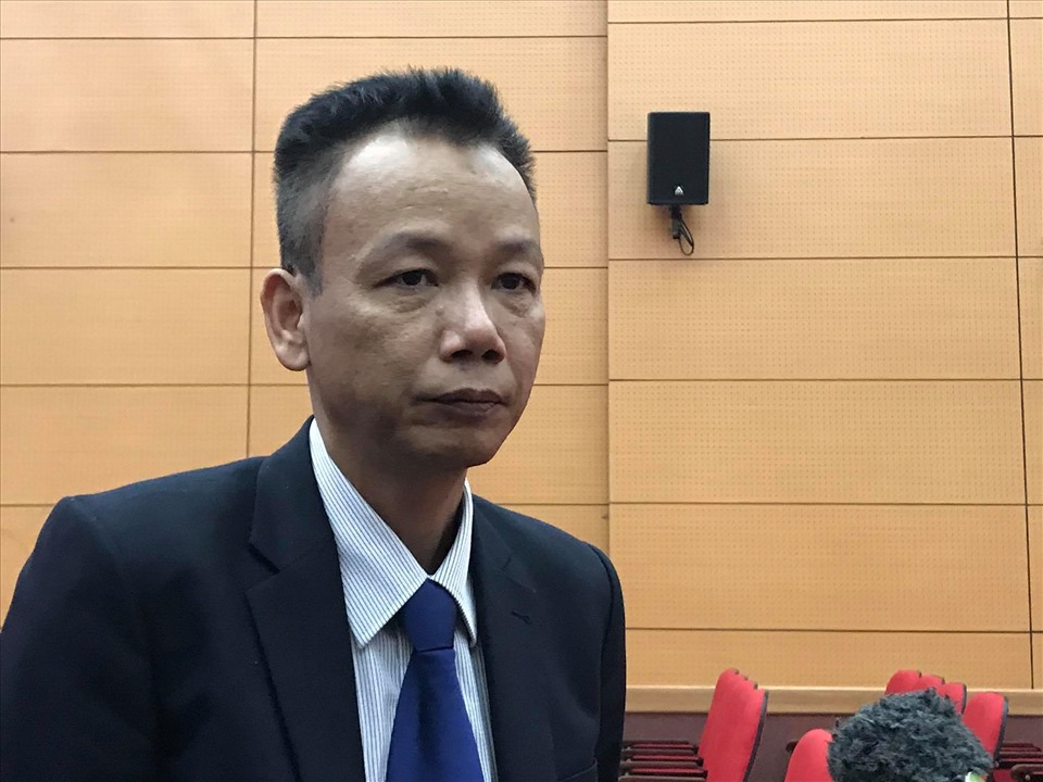 TS Dương Hữu Thái- Viện trưởng IVAC trả lời phỏng vấn. Ảnh: Thùy Linh