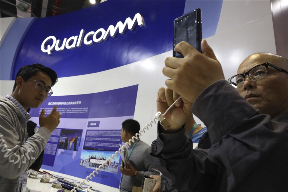 Qualcomm chỉ chiếm 29% thị trường chip smartphone (Ảnh: AFP)