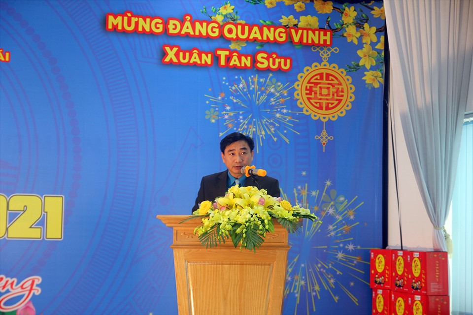 Đồng chí Nguyễn Chương Phát phát biểu tại chương trình.