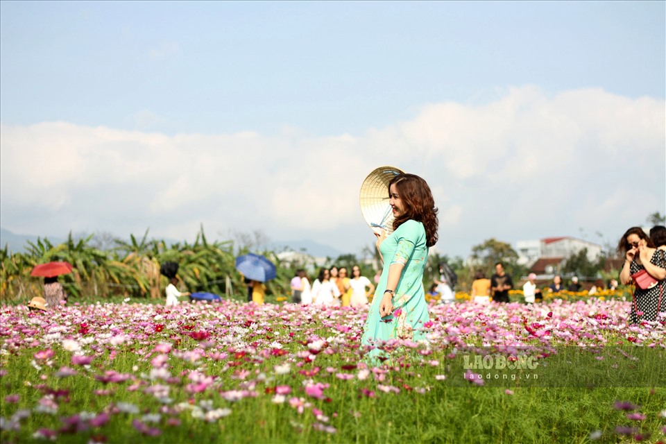 “Qua chia sẻ trên các trang mạng xã hội, thấy vườn đẹp nên tôi tìm đến xem thử. Với giá 15 ngàn đồng để có một không gian thư giãn, chụp hình đẹp như thế này thì cũng xứng đáng” – chị Lệ Chi (ở TP Quy Nhơn) chia sẻ.