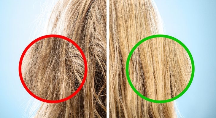 2. Bạn chỉ chải đầu. Mặc dù tốt hơn hết bạn nên bắt đầu vén tóc ở phần đuôi tóc, nhưng không có nghĩa là bạn nên tránh phần đỉnh đầu. Da đầu của bạn sản xuất ra các loại dầu giàu chất dinh dưỡng cần thiết cho vẻ đẹp và sức khỏe của mái tóc. Sự phân bố của những loại dầu này xuống tận ngọn tóc của bạn sẽ làm cho tóc bóng mượt và sáng bóng, thậm chí có thể có tác dụng  chống xoăn cứng . Chải tóc cũng giúp xoa bóp da đầu nhẹ nhàng, do đó làm tăng lưu lượng máu và kích thích tóc mọc khỏe mạnh.