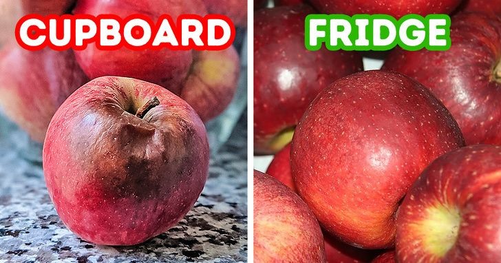 4. Táo Loại trái cây này sẽ tươi, giòn và ngọt hơn khi được bảo quản bằng túi chống ẩm trong tủ lạnh. Bạn nên tránh rửa táo trước khi bảo quản vì nó có thể gây hư hỏng.