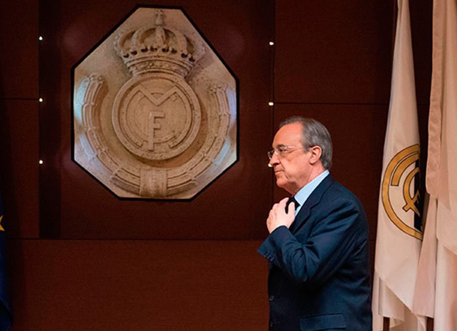 Chủ tịch Florentino Perez sẽ không nương tay khi chưa hết dịch COVID-19. Ảnh: Real Madrid