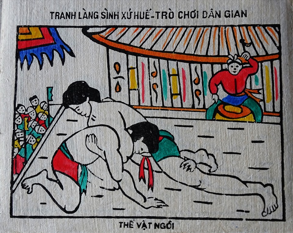 Đấu vật. Ảnh Trịnh Sinh