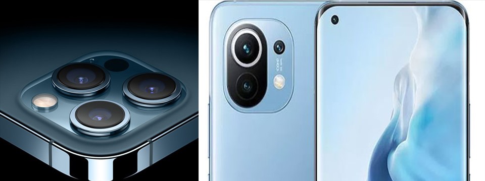 Xiao Mi 11 với Apple iPhone 12:  camera( Nguồn: Apple)