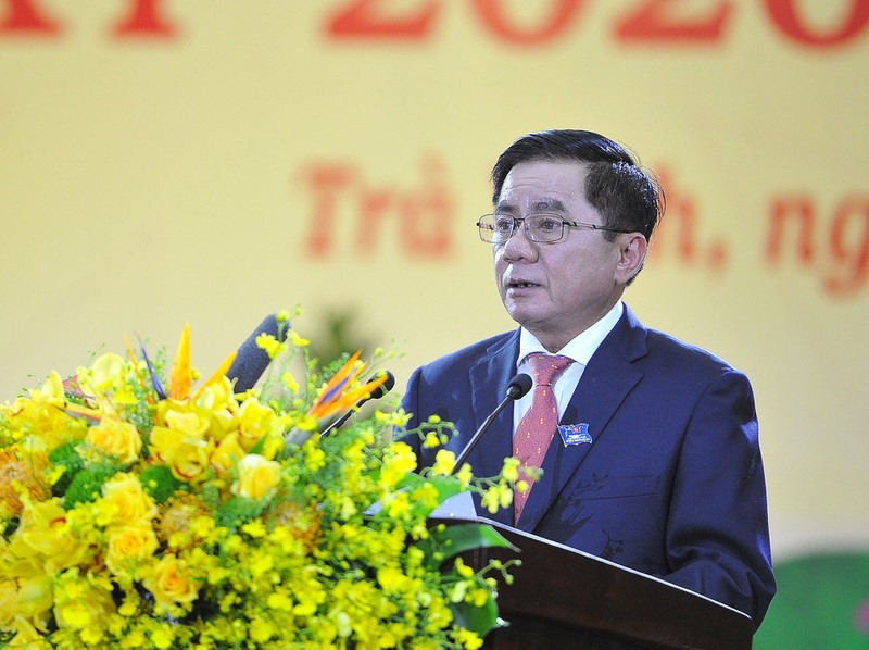 Ông Trần Cẩm Tú được bầu làm Chủ nhiệm Uỷ ban Kiểm tra Trung ương khoá XIII. Ảnh Hải Dương