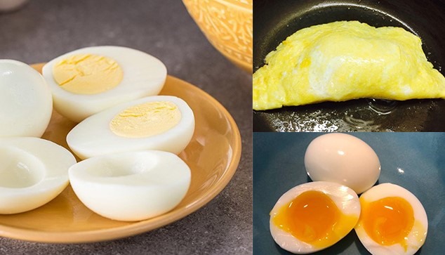 Thói quen ăn trứng gây hại cho sức khỏe. Đồ họa: VA
