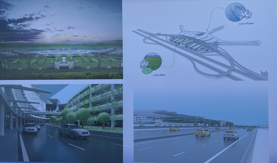Quy hoạch thiết kế sân bay Long Thành. Ảnh KH