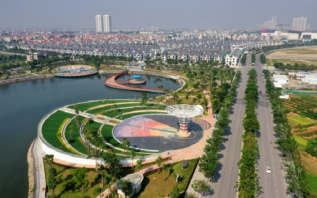 Công viên Thiên Văn học và Aeon Mall Hà Đông là một trong những mắt xích quan trọng tạo nên sự bùng nổ về hệ thống tiện ích tại khu vực phía Tây. Ảnh: NC
