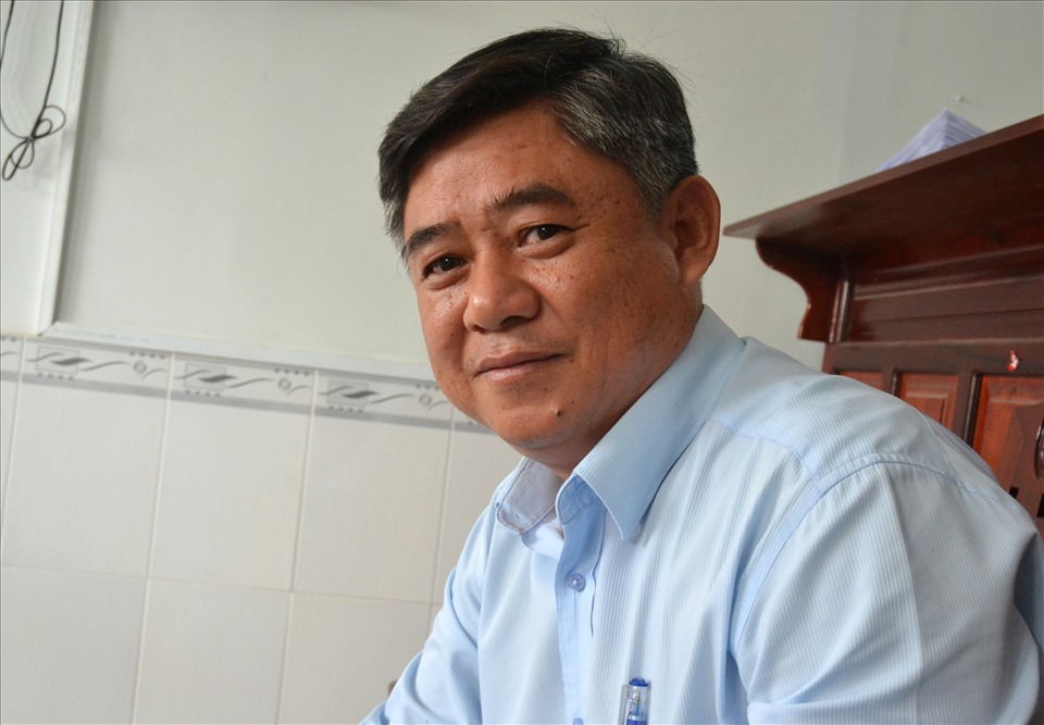 Ông Đoàn Hữu Tiên - Chánh Văn phòng HĐND, UBND huyện Châu Thành. Ảnh: Lục Tùng
