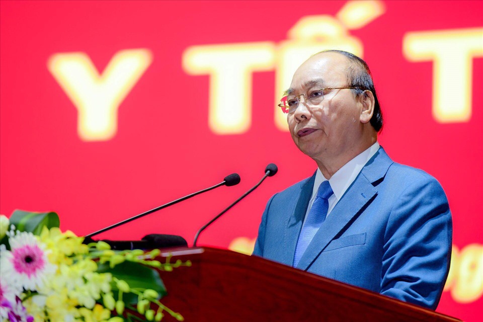 Thủ tướng phát biểu tại hội nghị. Ảnh: Quỳnh Trang