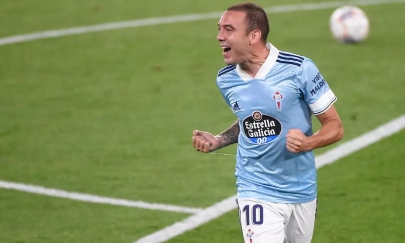 2. Iago Aspas (Celta Vigo): 9 bàn thắng