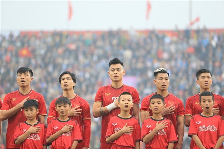 Tuyển Việt Nam sẽ hoàn thành vòng loại thứ 2 World Cup 2022 trong năm 2021, khi cơ hội đi tiếp rất cao. Ảnh: Hoài Thu.