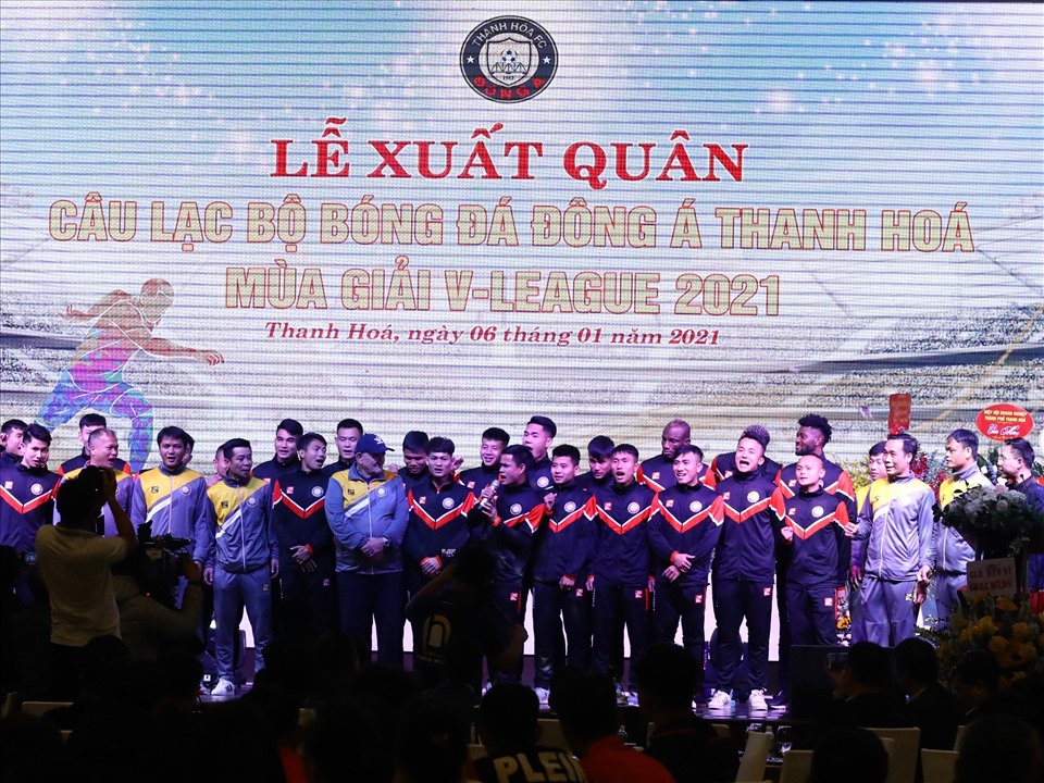 Câu lạc bộ Thanh Hoá đặt mục tiêu hướng đến thành tích cao ở mùa giải mới. Ảnh: T.S