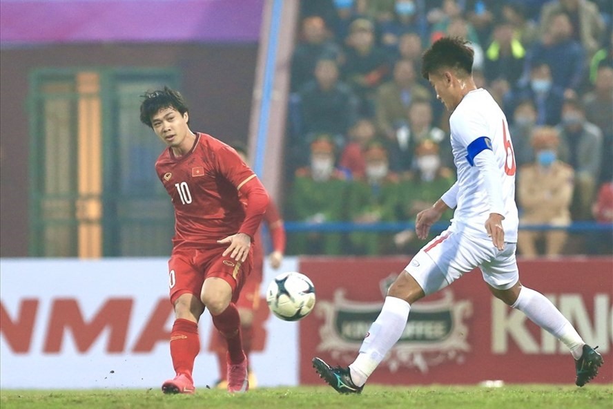Đội tuyển Việt Nam đã có hai trận giao hữu với U22 hồi tháng 12. 2020. Ảnh: Hoài Thu